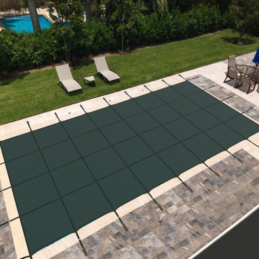  - 42 x 22 Feet Safety Pool Cover Fits 40 x 20 Feet Inground Swimming Pools - Outdoor Style Company