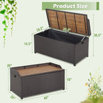  - 45 Gallon Outdoor Storage Bench with Zippered Liner - Outdoor Style Company