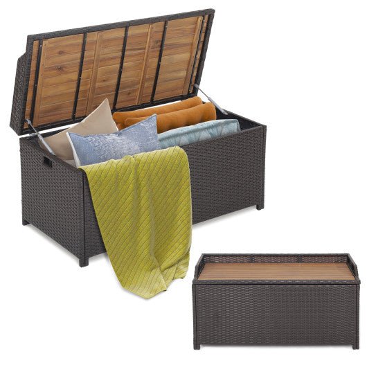  - 45 Gallon Outdoor Storage Bench with Zippered Liner - Outdoor Style Company