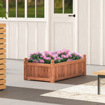  - 46 x 24 x 16 Inch Rectangular Planter Box with Drainage Holes for Backyard Garden Lawn - Outdoor Style Company