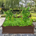  - 48 Inch Raised Garden Bed Planter for Flower Vegetables Patio - Outdoor Style Company