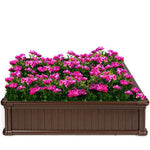  - 48 Inch Raised Garden Bed Planter for Flower Vegetables Patio - Outdoor Style Company