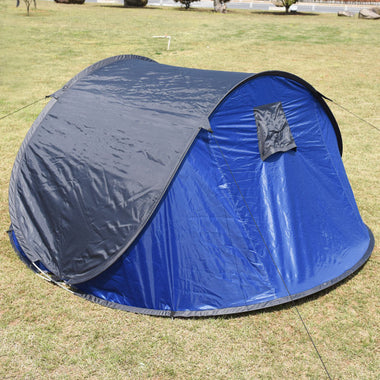 Waterproof 3-4 Person Camping Tent Automatic Pop Up Quick Shelter Outdoor Hiking