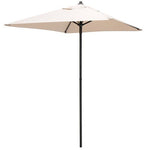  - 5 Feet Patio Square Market Table Umbrella Shelter with 4 Sturdy Ribs - Outdoor Style Company