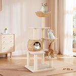  - 5 - Layer Climbing Cat Tree with Sisal Scratching Posts and Washable Cushions - Outdoor Style Company