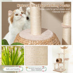  - 5 - Layer Climbing Cat Tree with Sisal Scratching Posts and Washable Cushions - Outdoor Style Company