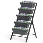  - 5 - Tier Raised Garden Bed with Water Drainage for Flowers Vegetables - Outdoor Style Company