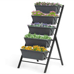  - 5 - Tier Raised Garden Bed with Water Drainage for Flowers Vegetables - Outdoor Style Company