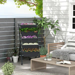  - 5 - Tier Vertical Raised Garden Bed with Wheels and Container Boxes - Outdoor Style Company