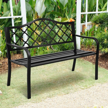  - 50 Inch Patio Garden Bench Loveseats - Outdoor Style Company