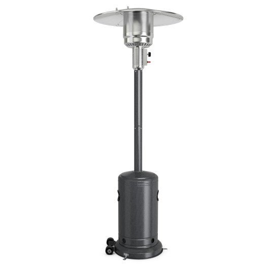  - 50000 BTU Stainless Steel Propane Patio Heater with Trip over Protection - Gray - Outdoor Style Company