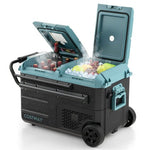  - 51 Quart Portable Car Refrigerator with Retractable Pull Handles - Outdoor Style Company