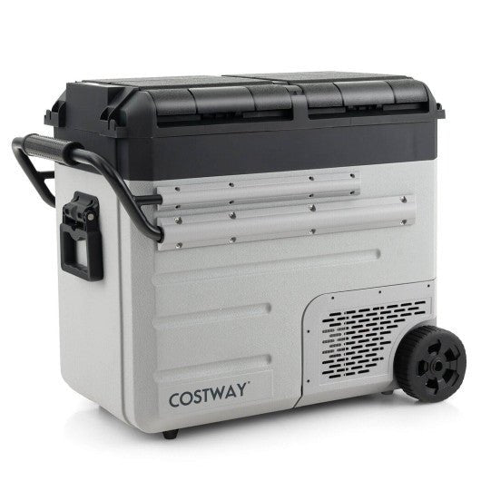  - 51 Quart Portable Car Refrigerator with Retractable Pull Handles - Outdoor Style Company