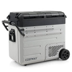  - 51 Quart Portable Car Refrigerator with Retractable Pull Handles - Outdoor Style Company