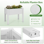  - 53L Raised Bed Grow Box Self - Watering Planter Box Stand with Water Level Monitor - Outdoor Style Company