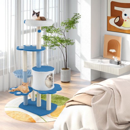  - 54 Inches Tall Modern Cat Tree Tower for Indoor Cats - Outdoor Style Company