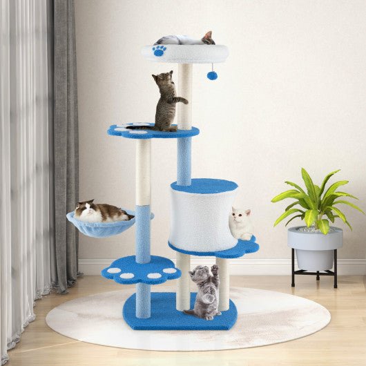  - 54 Inches Tall Modern Cat Tree Tower for Indoor Cats - Outdoor Style Company