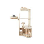  - 55 Inch Tall Multi - Level Cat Tree with Washable Removable Cushions - Outdoor Style Company