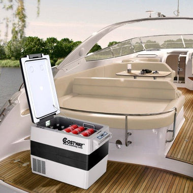  - 55 - Quarts Portable Thermoelectric Electric Car Cooler Refrigerator for Beverage - Outdoor Style Company