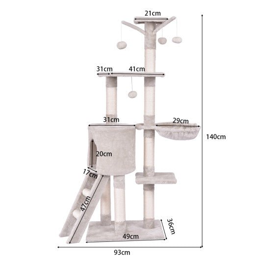  - 56 Inch Condo Scratching Posts Ladder Cat Play Tree - Outdoor Style Company