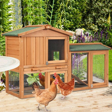  - 58 Inch Weatherproof Wooden Rabbit Hutch - Outdoor Style Company