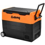  - 58 Quarts Car Refrigerator Portable RV Freezer Dual Zone with Wheel - Outdoor Style Company