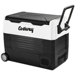  - 58 Quarts Car Refrigerator Portable RV Freezer Dual Zone with Wheel - Outdoor Style Company