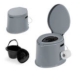  - 5L Portable Travel Toilet with Paper Holder for Outdoor - Outdoor Style Company