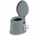  - 5L Portable Travel Toilet with Paper Holder for Outdoor - Outdoor Style Company