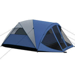  - 6 - Person Large Camping Dome Tent with Screen Room Porch and Removable Rainfly - Outdoor Style Company