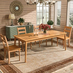  - 6 - Person Outdoor Acacia Wood Rectangular Bistro Dining Table - Outdoor Style Company