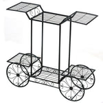  - 6 - Tier Garden Cart Flower Rack Display Decor Pot Plant Holder - Outdoor Style Company