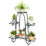  - 6 - Tier Plant Stand with Adjustable Foot Pads - Outdoor Style Company