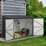  - 6.3 x 2.8 FT Metal Outdoor Storage Shed Rustproof Steel Tool Shed with Lockable Door - Outdoor Style Company