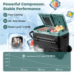  - 64QT Portable Compressor Fridge Freezer for Vehicles Camping Travel Truck RV Boat - Outdoor Style Company