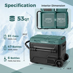  - 64QT Portable Compressor Fridge Freezer for Vehicles Camping Travel Truck RV Boat - Outdoor Style Company