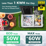  - 64QT Portable Compressor Fridge Freezer for Vehicles Camping Travel Truck RV Boat - Outdoor Style Company