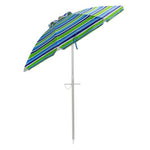  - 6.5 Feet Beach Umbrella with Sun Shade and Carry Bag without Weight Base - Outdoor Style Company