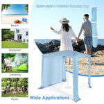  - 6.6 x 6.6 Feet Foldable and Easy - Setup Beach Canopy With Carry Bag - Blue - Outdoor Style Company