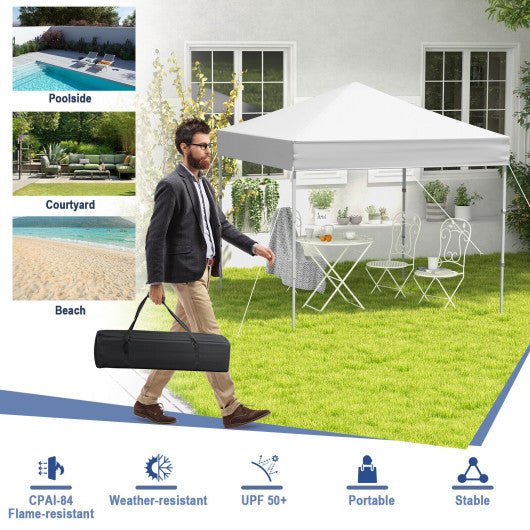  - 6.6 x 6.6 Feet Outdoor Pop - up Canopy Tent with UPF 50+ Sun Protection - Outdoor Style Company