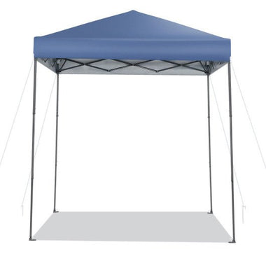  - 6.6 x 6.6 Feet Outdoor Pop - up Canopy Tent with UPF 50+ Sun Protection - Blue - Outdoor Style Company