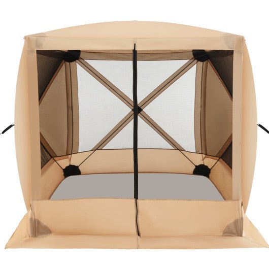  - 6.7 x 6.7 Feet Pop Up Gazebo with Netting and Carry Bag - Outdoor Style Company