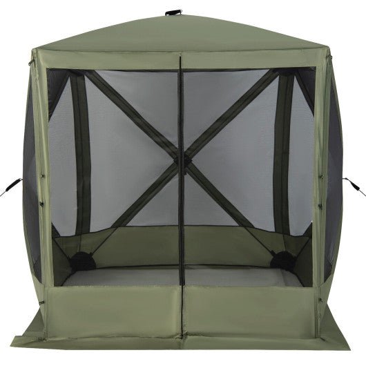  - 6.7 x 6.7 Feet Pop Up Gazebo with Netting and Carry Bag - Outdoor Style Company