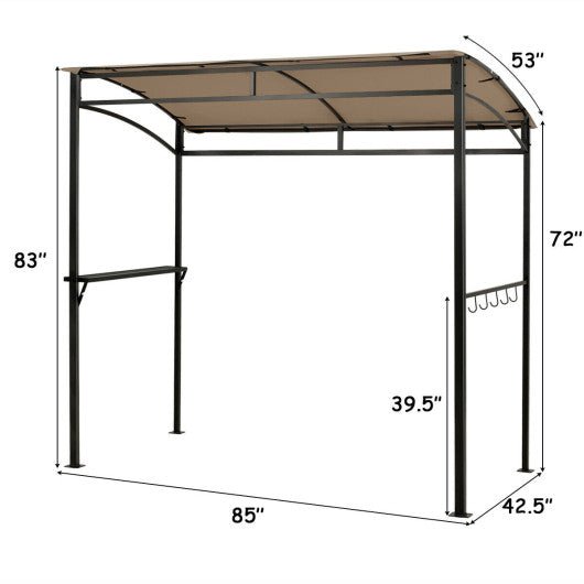  - 7 x 4.5 Feet Grill Gazebo Outdoor Patio Garden BBQ Canopy Shelter - Outdoor Style Company