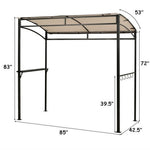  - 7 x 4.5 Feet Grill Gazebo Outdoor Patio Garden BBQ Canopy Shelter - Outdoor Style Company