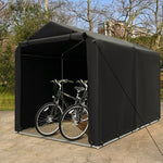  - 7 x 5.2FT Storage Shelter Outdoor Bike Tent with Waterproof Cover and Zipper Door - Outdoor Style Company