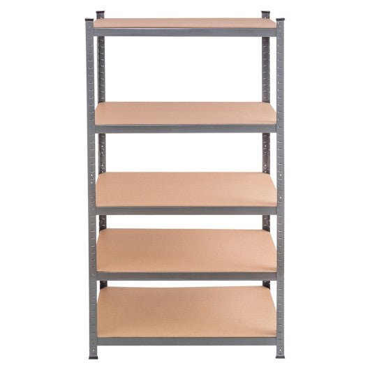  - 71 inch Heavy Duty Steel Adjustable 5 Level Storage Shelves - Outdoor Style Company