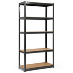  - 72 Inch Storage Rack with 5 Adjustable Shelves for Books Kitchenware - Outdoor Style Company