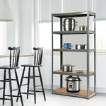  - 72 Inch Storage Rack with 5 Adjustable Shelves for Books Kitchenware - Outdoor Style Company