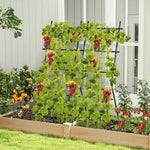  - 74 Inch Tall Garden Trellis for Flower Vine Vegetable Fruit Pea - Outdoor Style Company